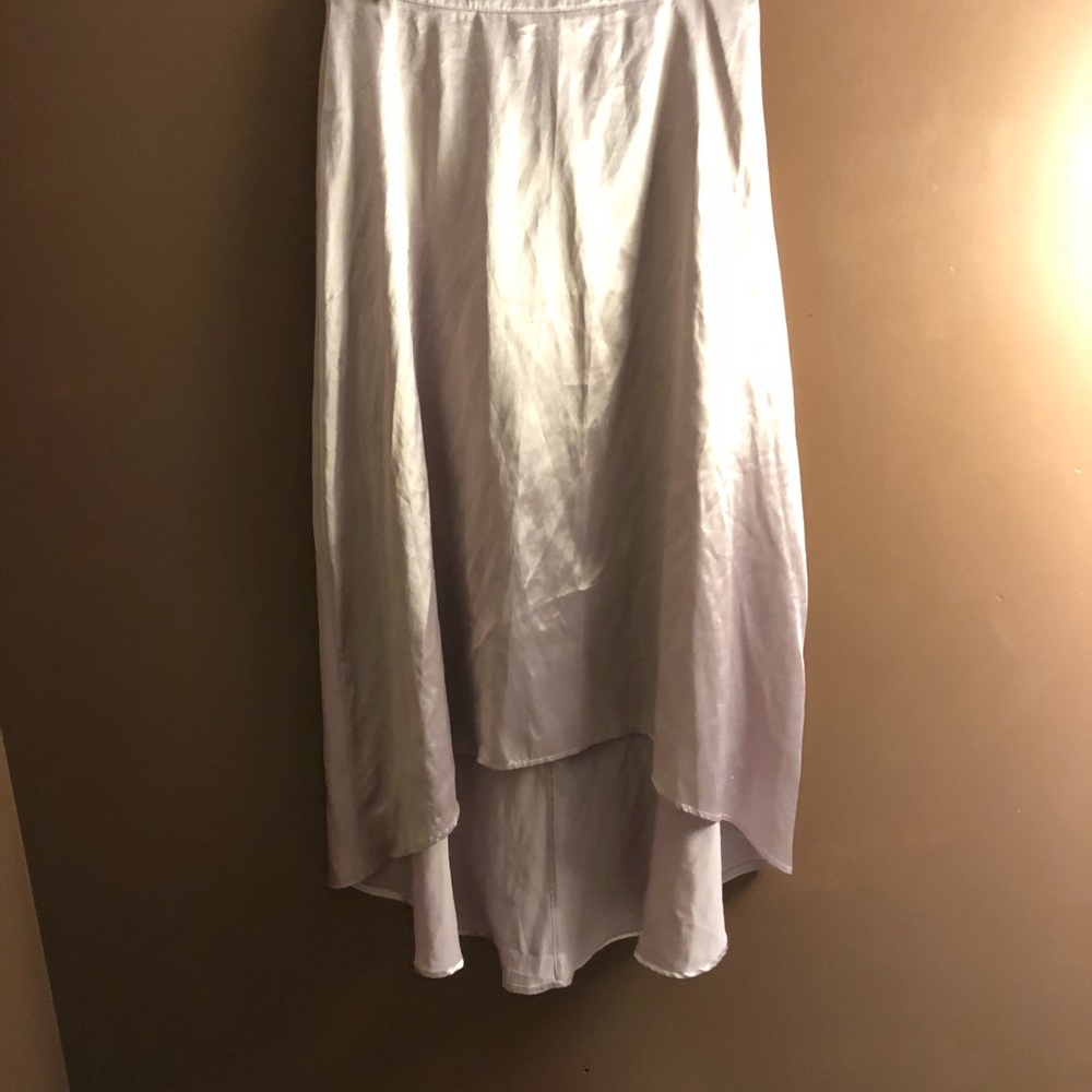 Forever 21 Lilac High low silk skirt